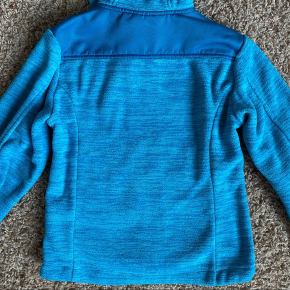 Free Country Teal Fleece Hooded Zip Up Jacket - Picture 12 of 13